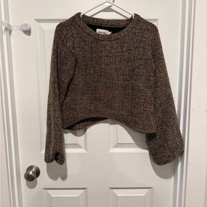 Line & Dot Multicolor Knit Sweater